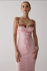 Light pink floral dress