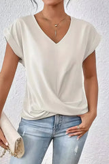 Twisted knot summer top