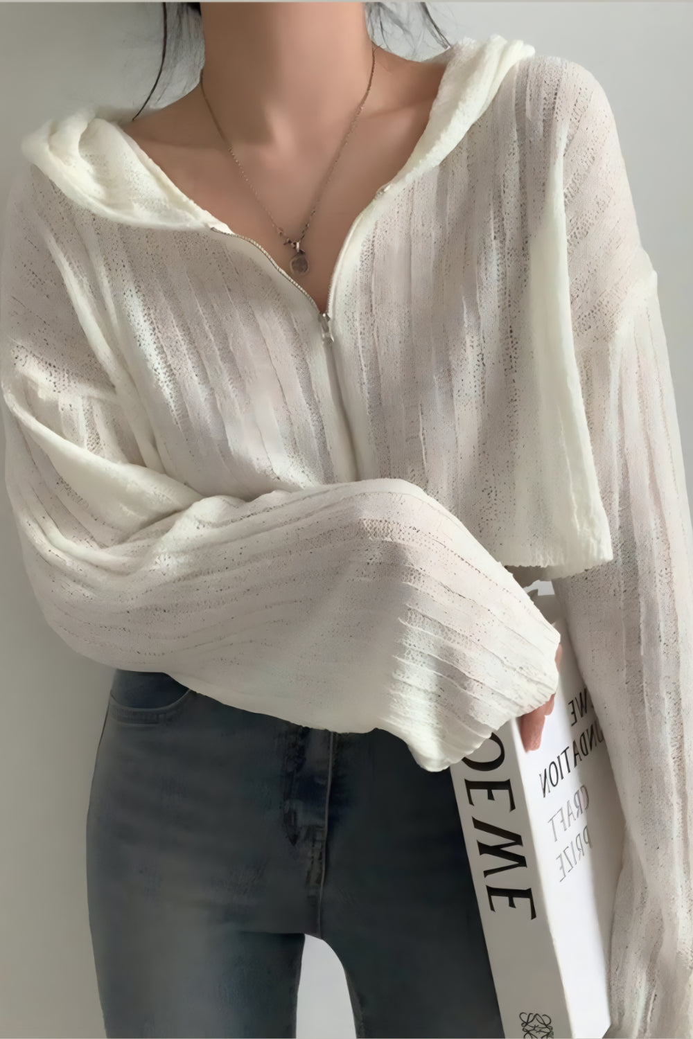 Mira Semi-Sheer Hoodie