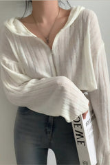 Mira Semi-Sheer Hoodie