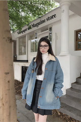 Ava oversized denim jacket
