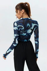 Stella floral crop top