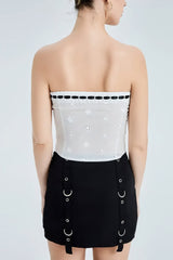 Elise contrast strap camisole