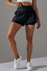 Double-layer yoga shorts