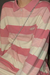 Loose striped shirt