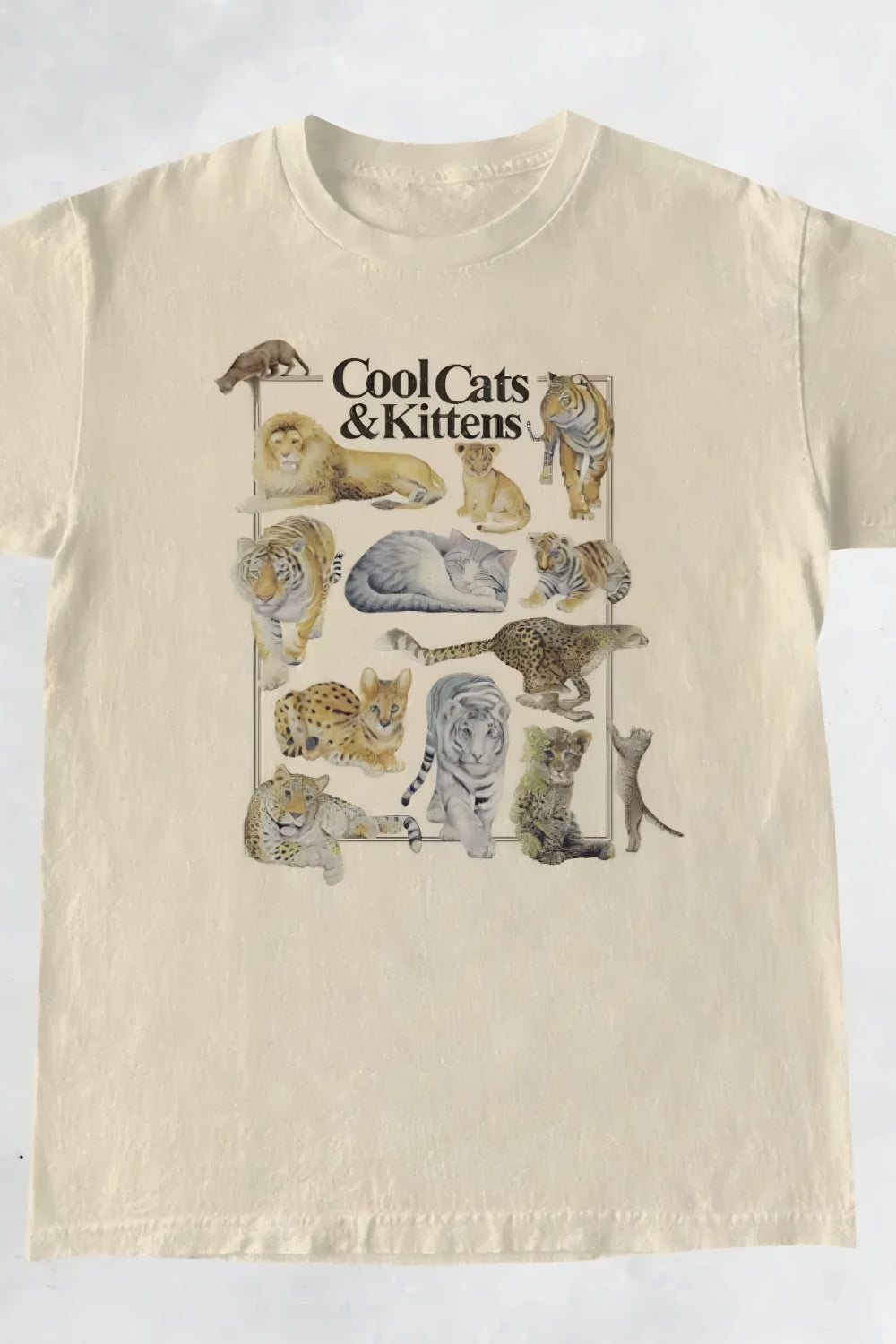 Cool vintage cats t-shirt