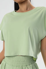 Boxy cut cropped t-shirt