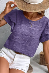 Ruffled summer top