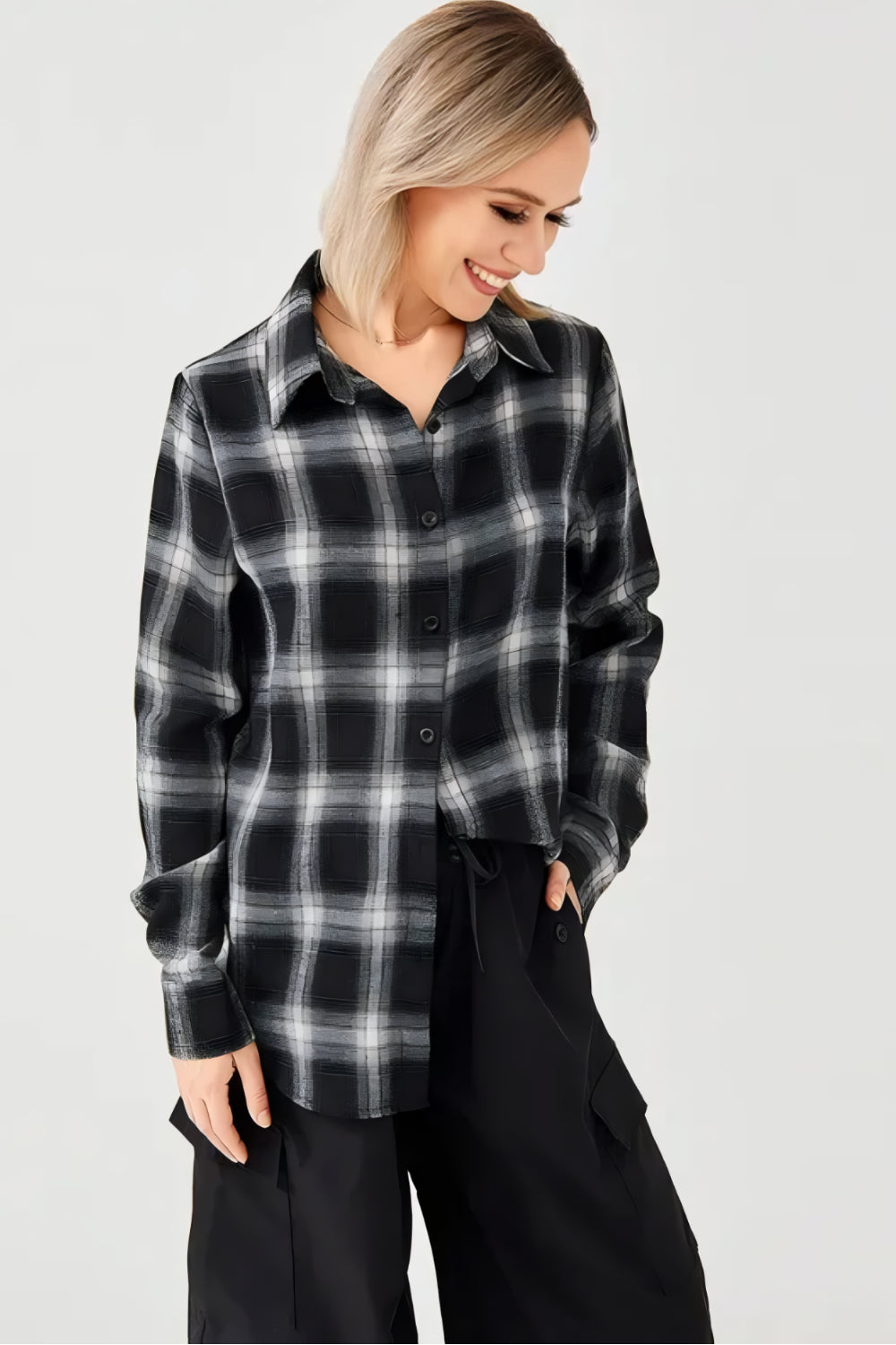 Alexis plaid shirt