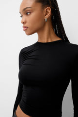 Petrol crew neck top