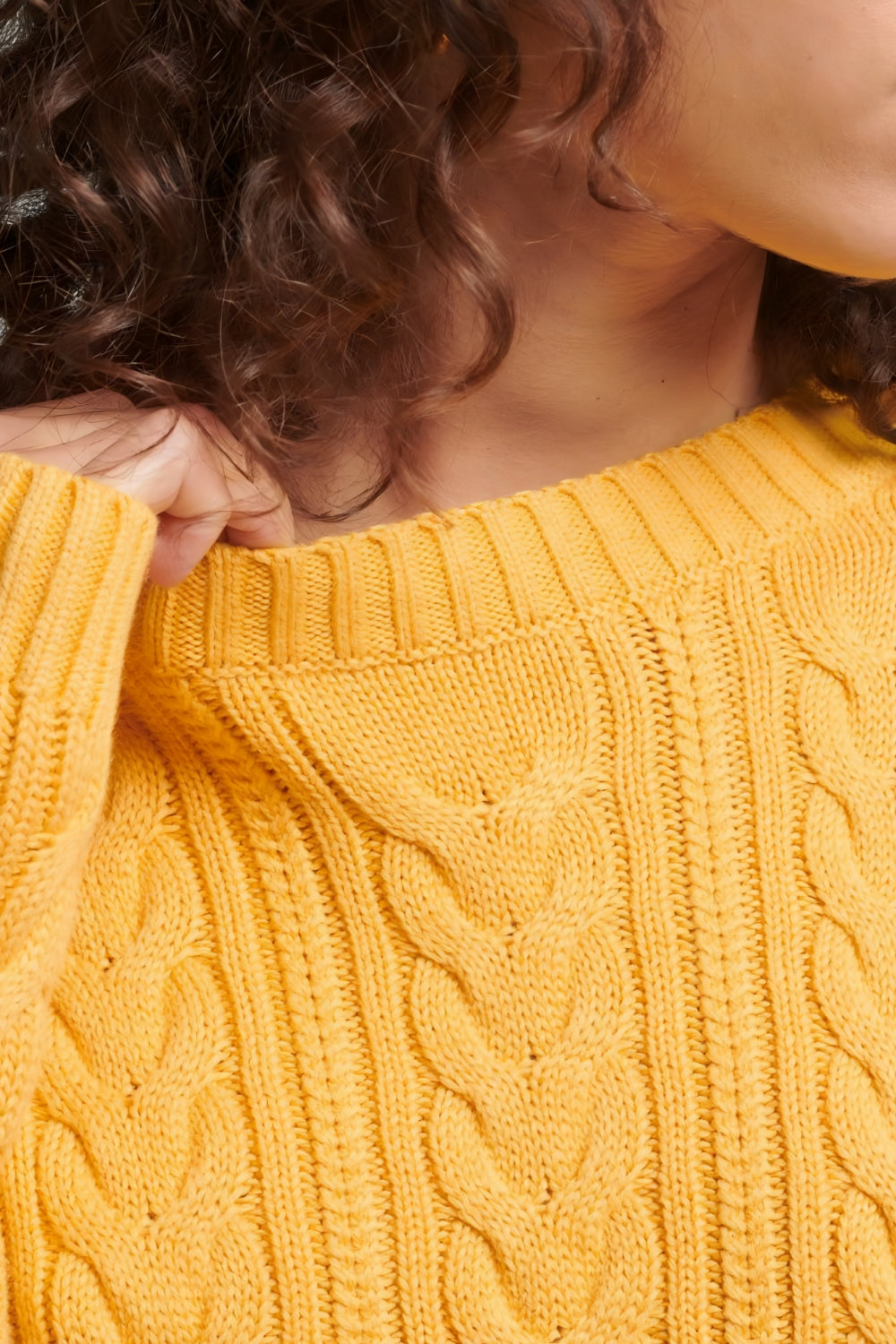 Evelyn Cable Knit Sweater