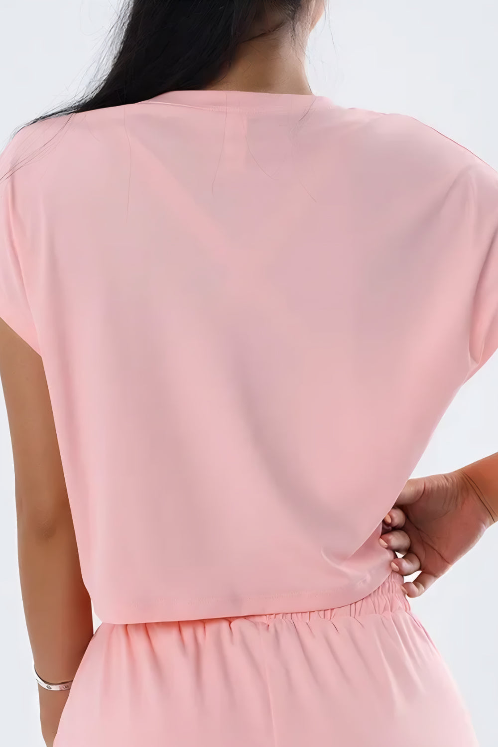 Boxy cut cropped t-shirt