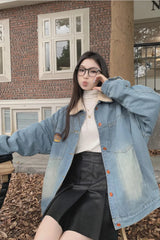 Ava oversized denim jacket