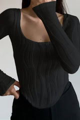 Valentina U-neck top