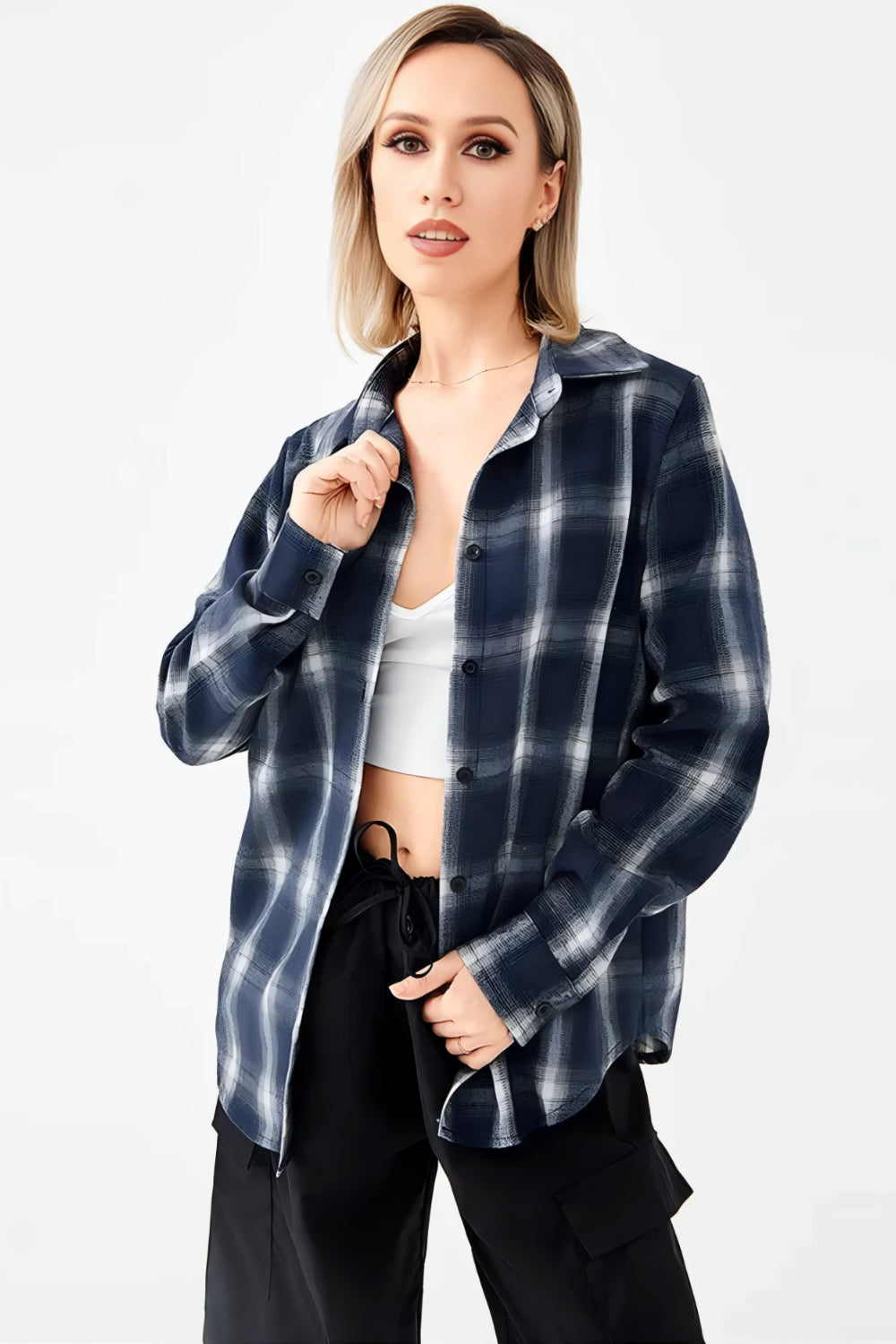 Alexis plaid shirt