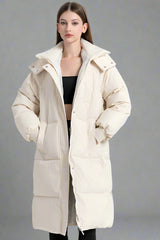 Selene loose cotton down coat