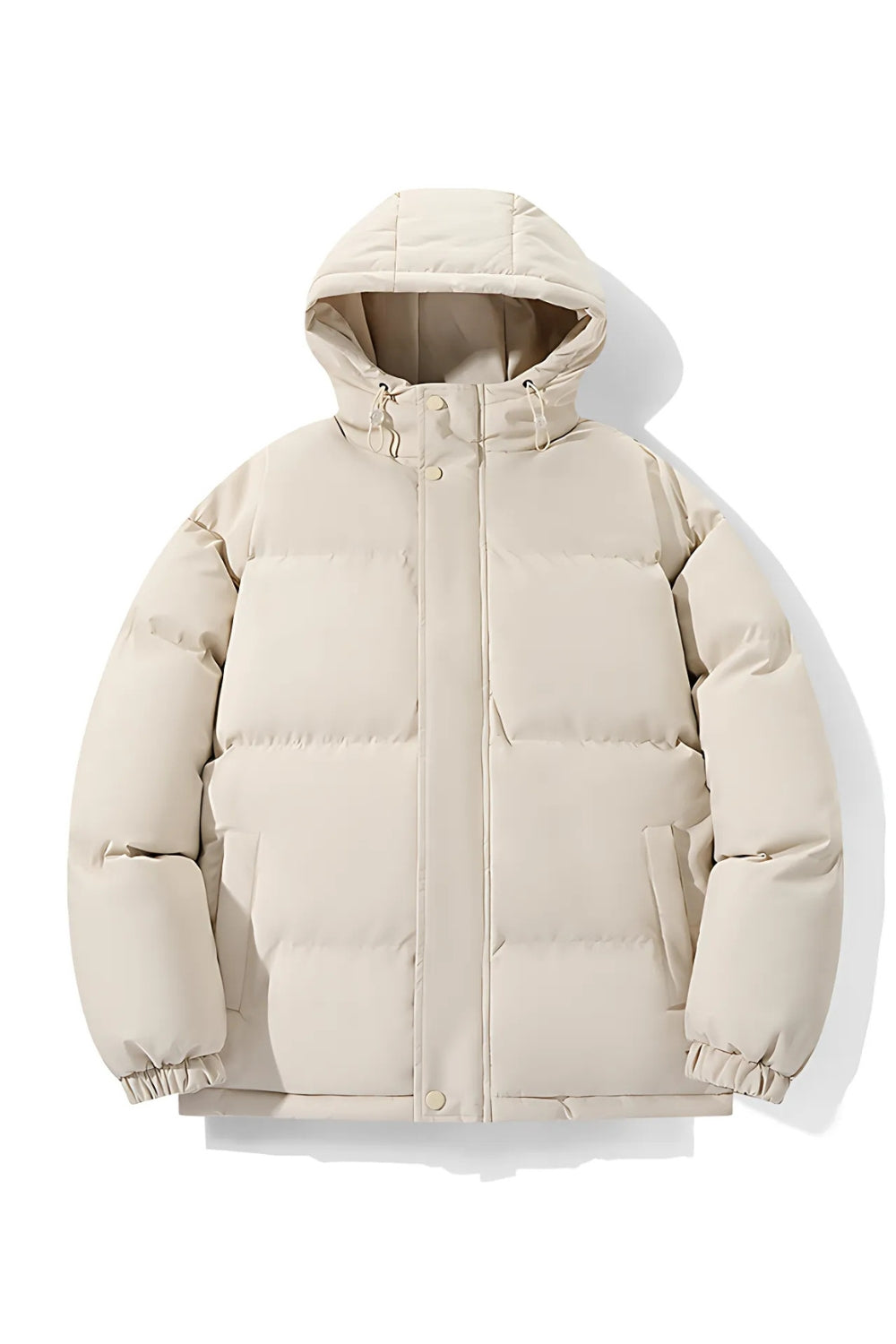 Hooded down jacket