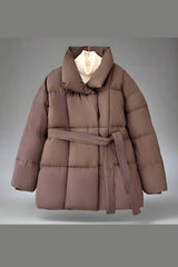 Felicity coat with drawstring waist