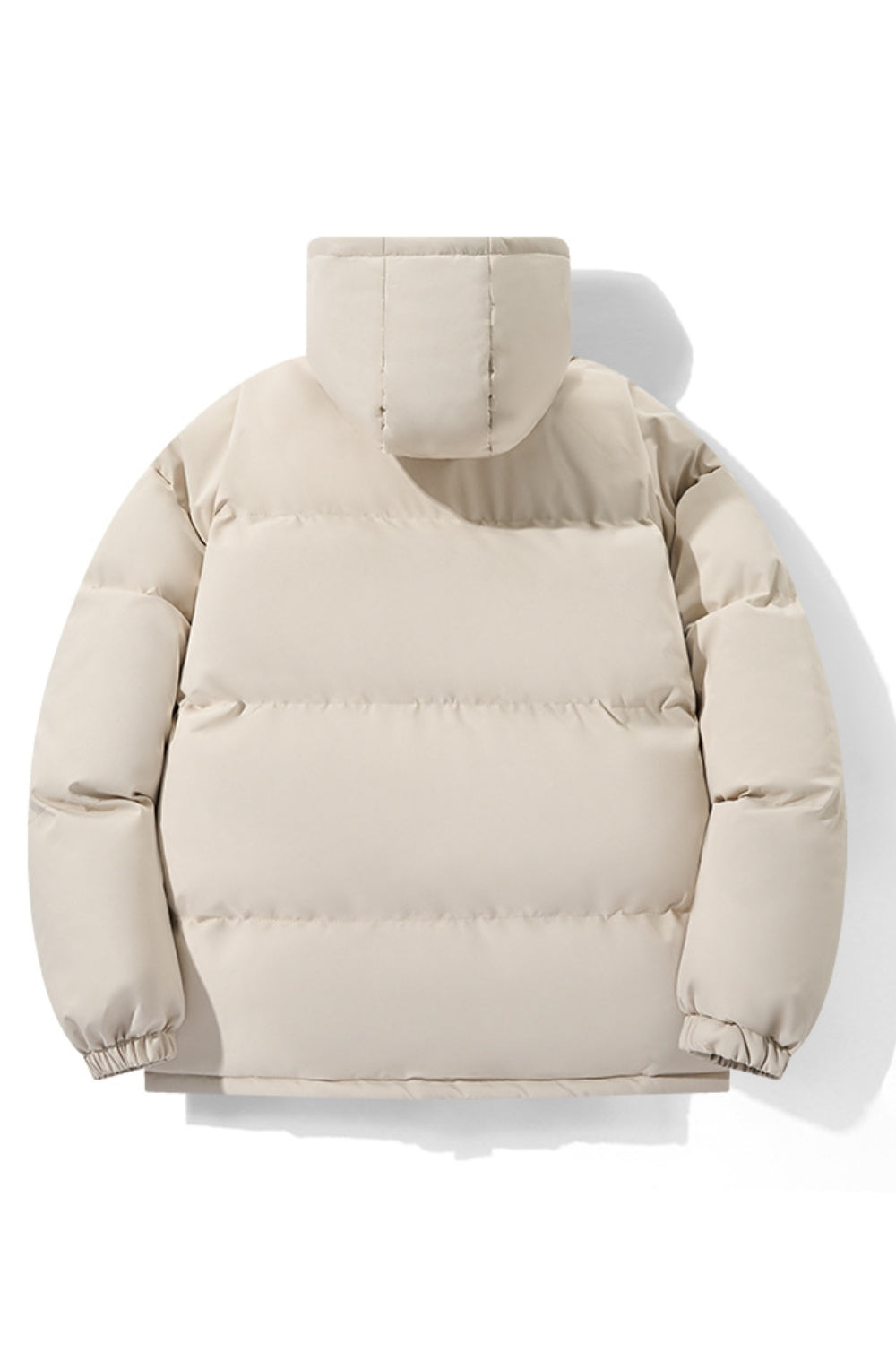 Hooded down jacket