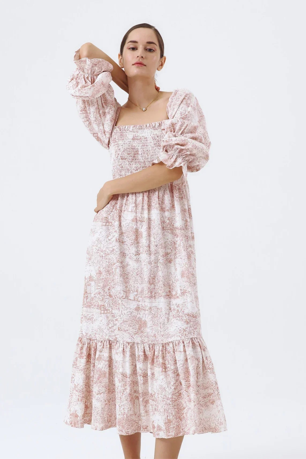 Lilith chiffon corset dress