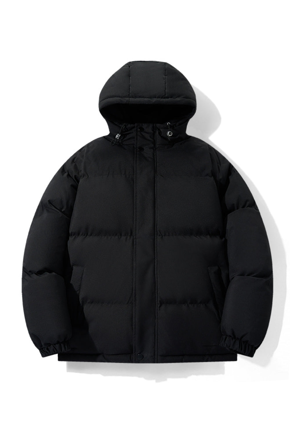 Hooded down jacket