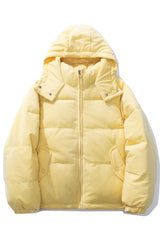 Hooded quilted jacket
