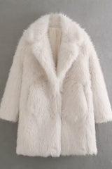 Celeste Mid-Length Fur Coat