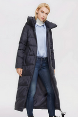 Valeria long zippered coat