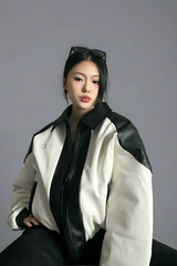 Valencia jacket with loose fit and long sleeves