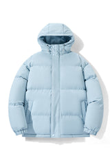 Hooded down jacket