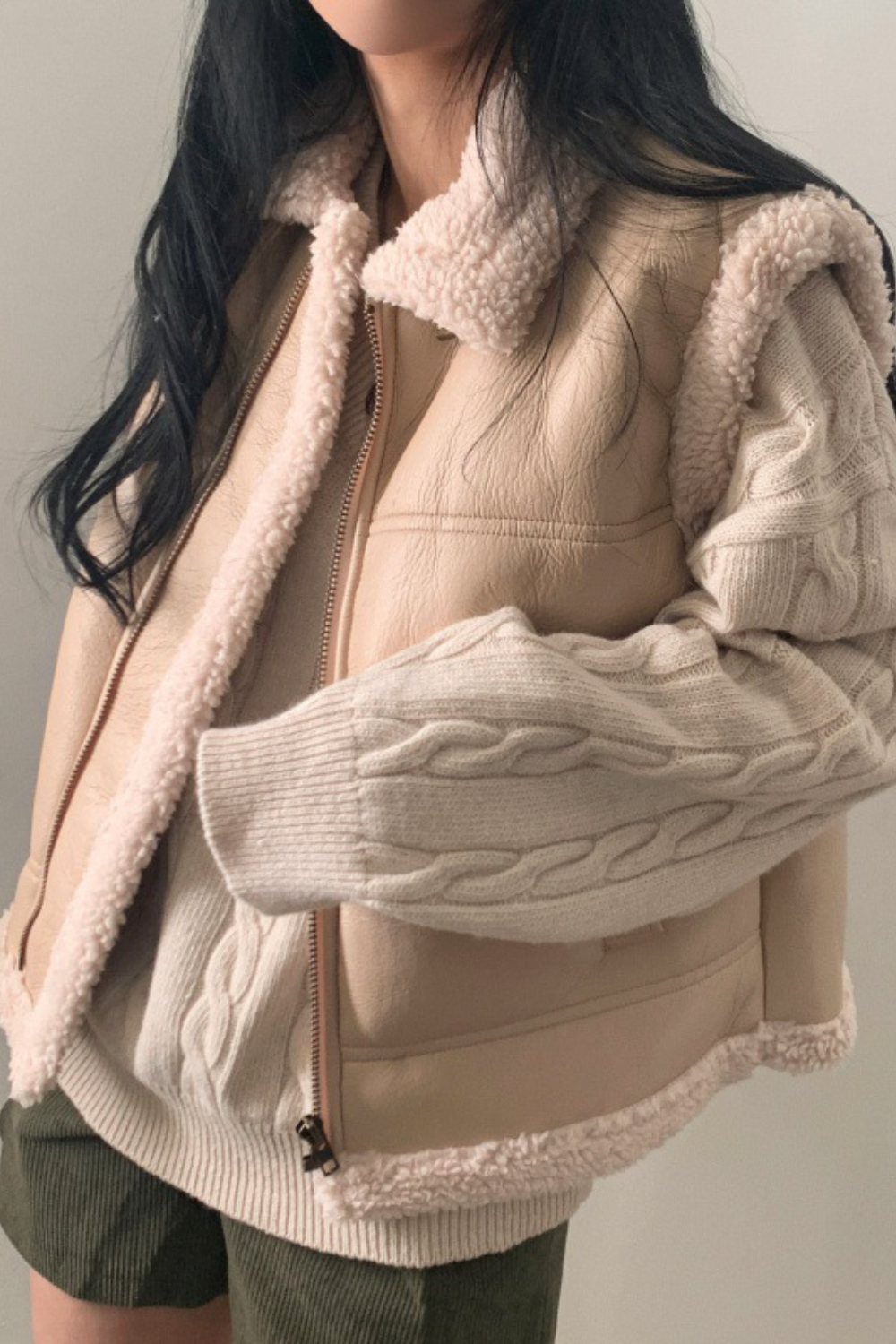 Emilia zipped cardigan