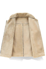 Venus sleeveless vest with fur details