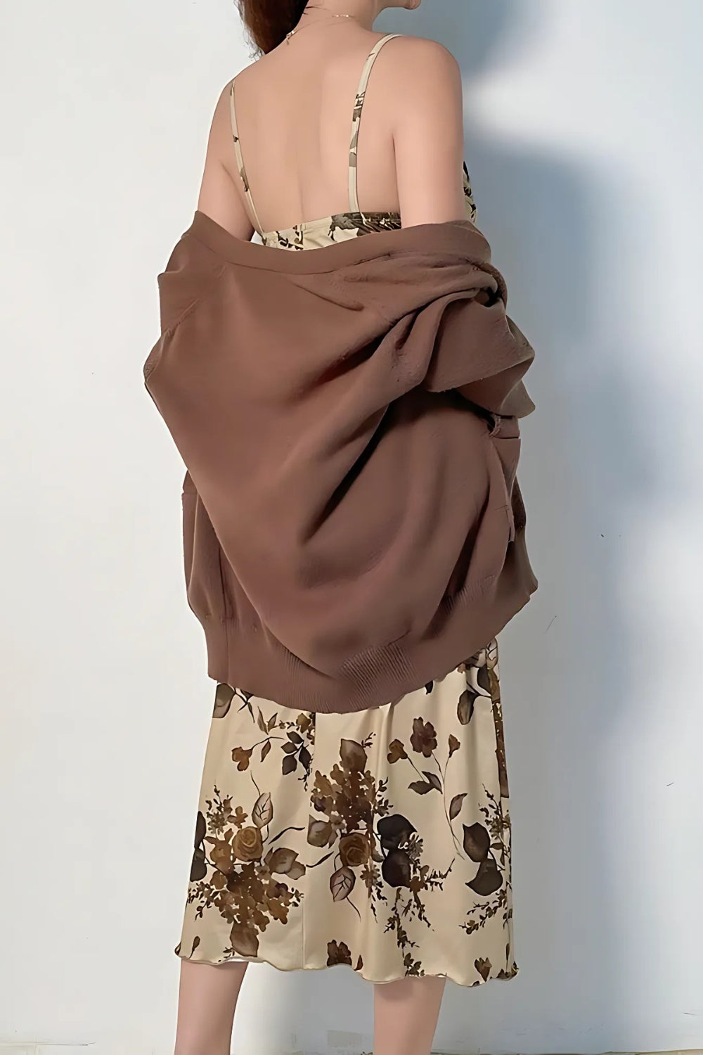 Isabella vintage floral maxi dress