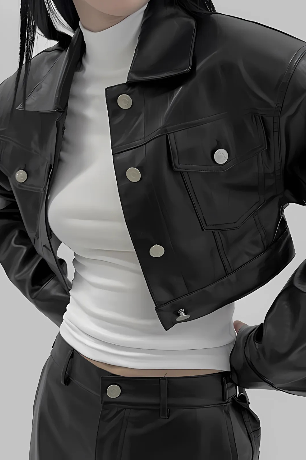 Arabella leather jacket