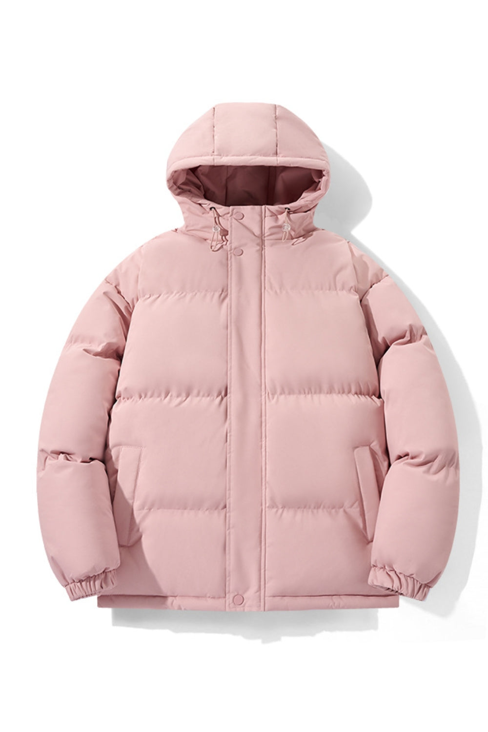 Hooded down jacket