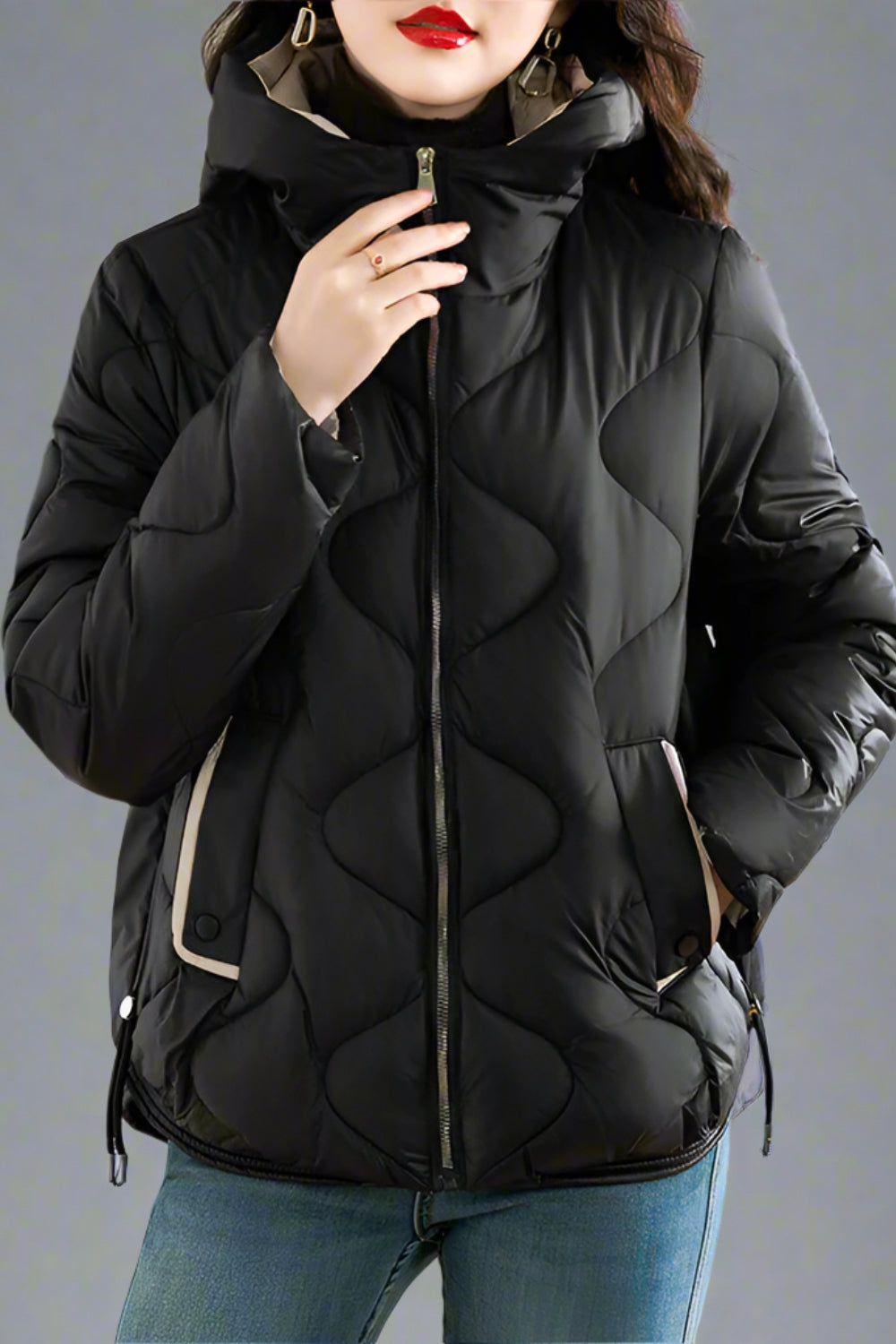 Mirabelle western-inspired quilted jacket