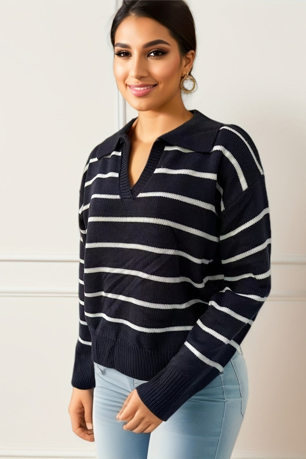 Velisara striped sweater