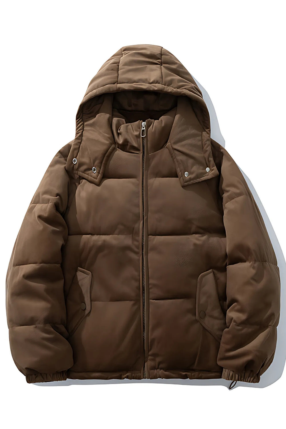 Hooded quilted jacket