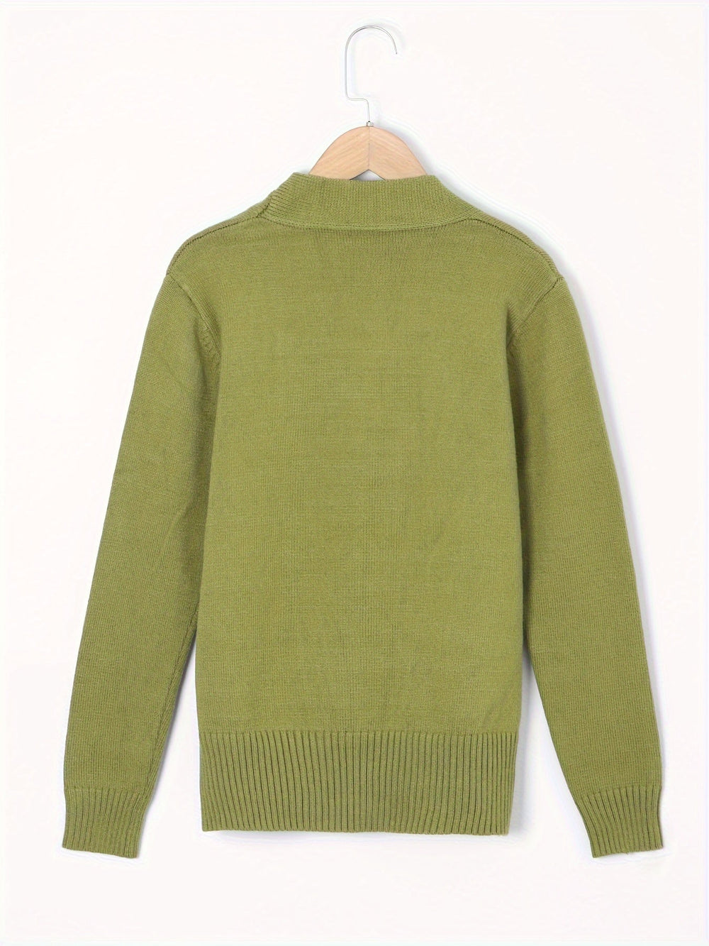 Mjuk tröja med framskärning