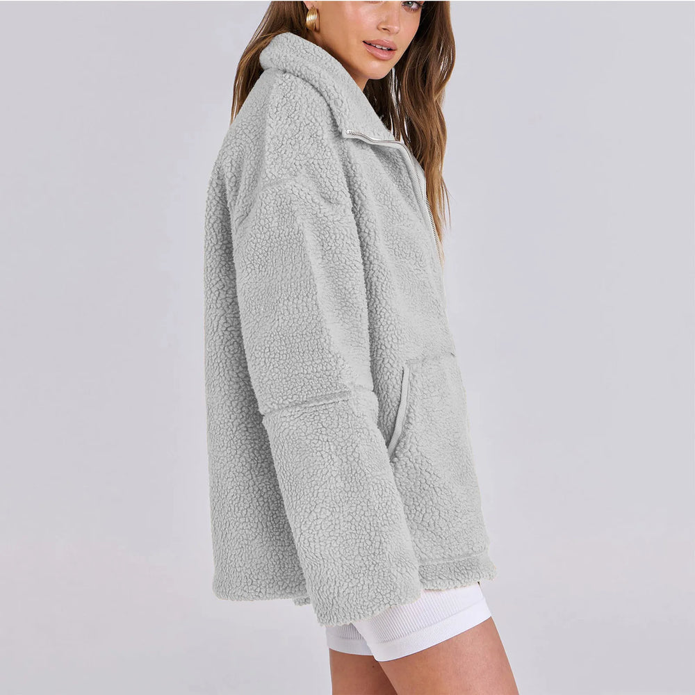 Turtleneck-kappa i varm ull