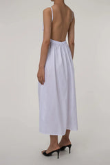 Long dress with spaghetti straps