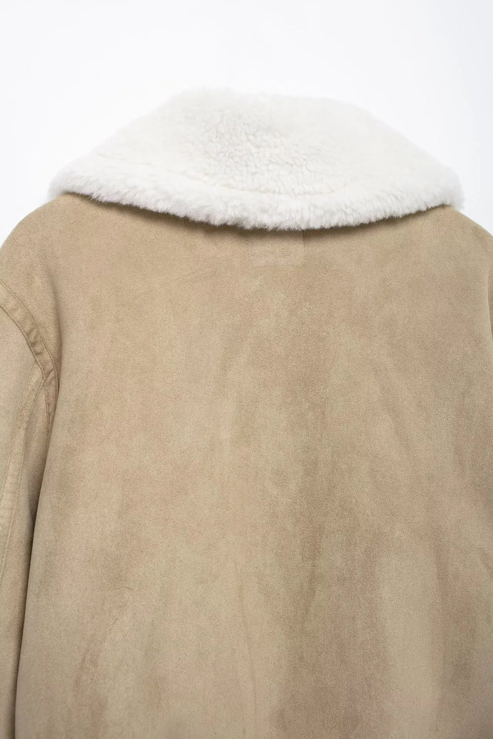 Dubbelsidig jacka med gängad fåll