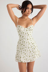 Miniklänning med enkelt tryck