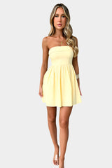Strapless summer dress