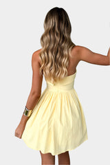 Strapless summer dress
