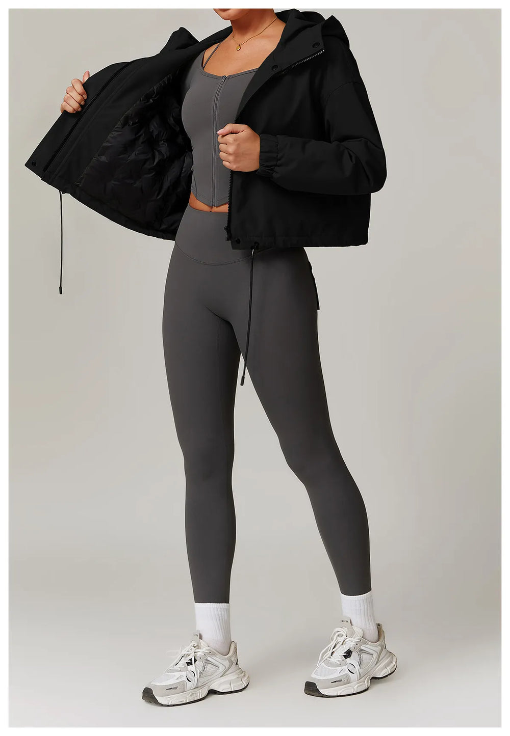 Varm och bekväm jacka med smal passform