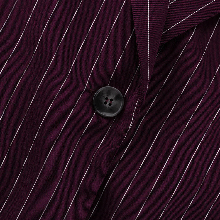 Lös elegant randig blazer