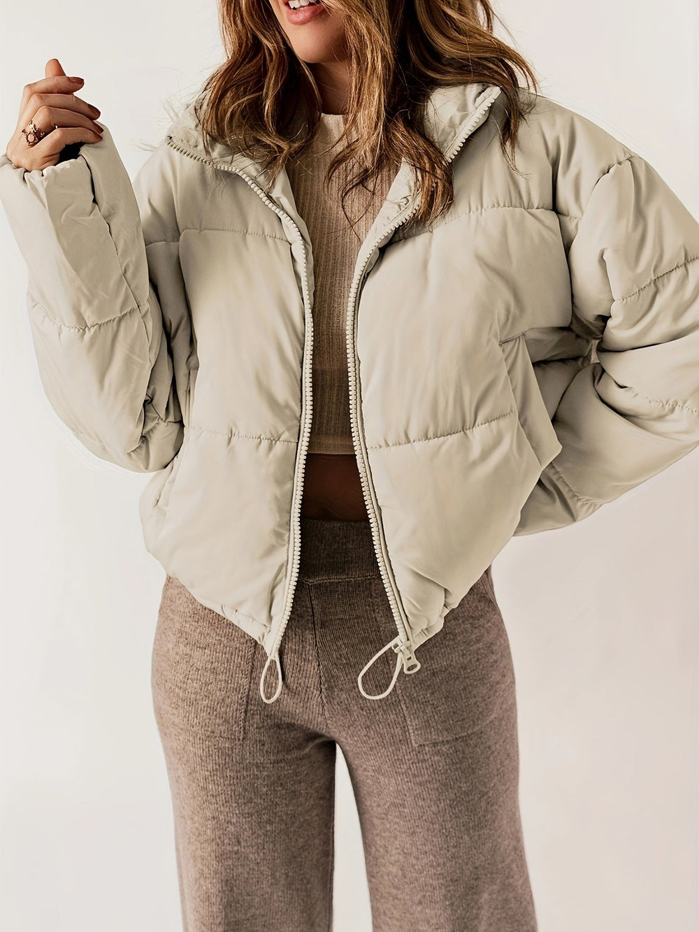 Vadderad jacka för damer