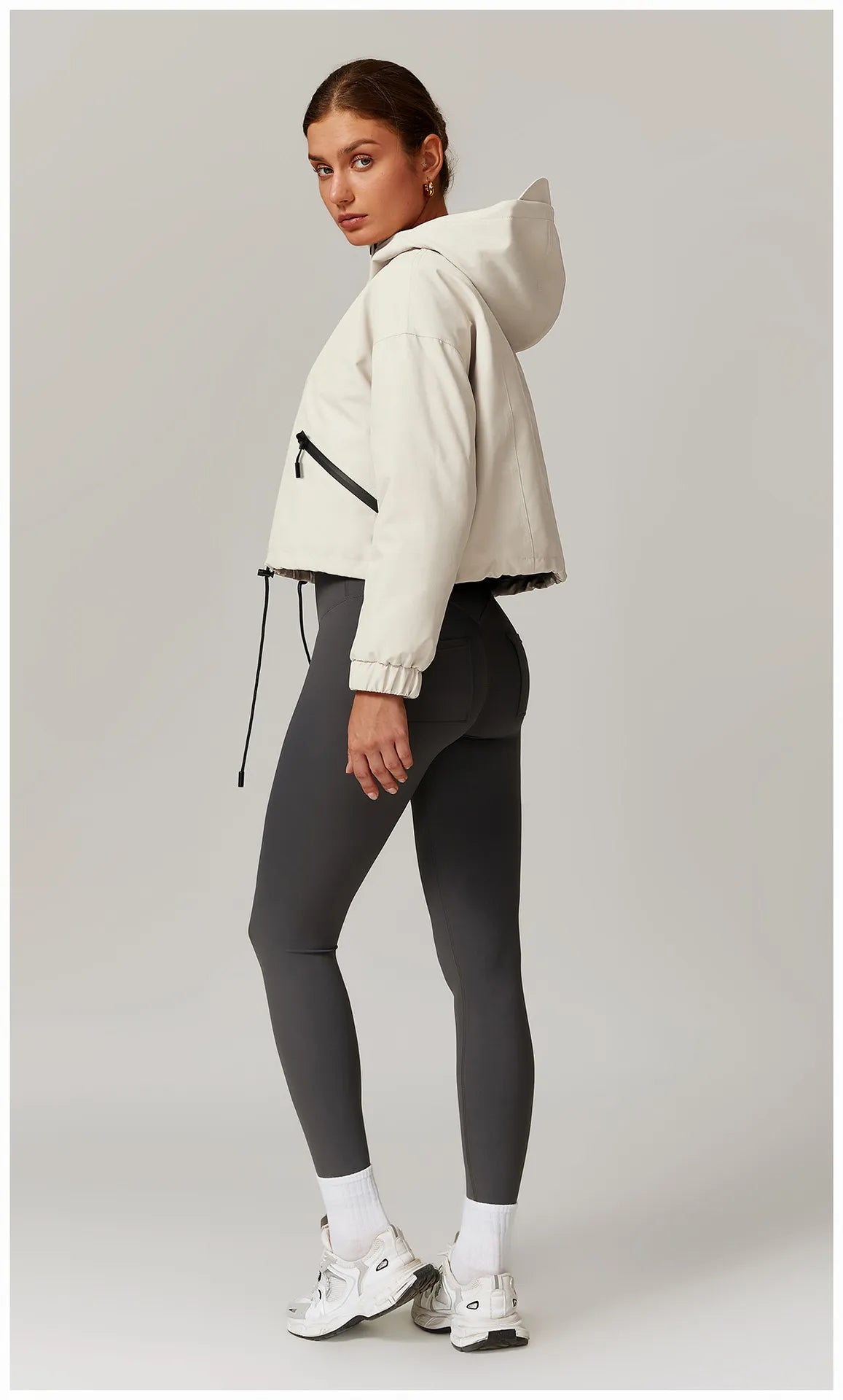 Varm och bekväm jacka med smal passform