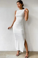 Elegant white long dress